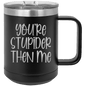 Funny Being A Functional Adult Tumbler - 20oz Laser Etched