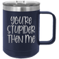 Funny Being A Functional Adult Tumbler - 20oz Laser Etched