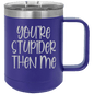 Funny Being A Functional Adult Tumbler - 20oz Laser Etched