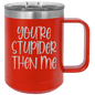 Funny Being A Functional Adult Tumbler - 20oz Laser Etched