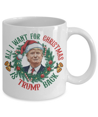 Load image into Gallery viewer, All I Want For Christmas Trump Mug
