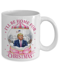 Load image into Gallery viewer, Trump Mug - Home for Christmas Globe
