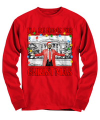Load image into Gallery viewer, Trump Long Sleeve - Home for Christmas
