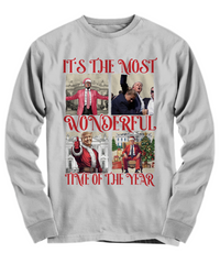 Load image into Gallery viewer, Most Wonderful Time of the Year -  Trump Long Sleeve Shirt

