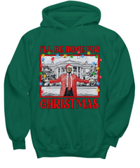 Load image into Gallery viewer, I&#39;ll Be Home for Christmas Trump Hoodie
