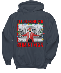 Load image into Gallery viewer, I&#39;ll Be Home for Christmas Trump Hoodie
