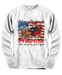 Load image into Gallery viewer, Believe In the Magic  Trump Long Sleeve Shirt
