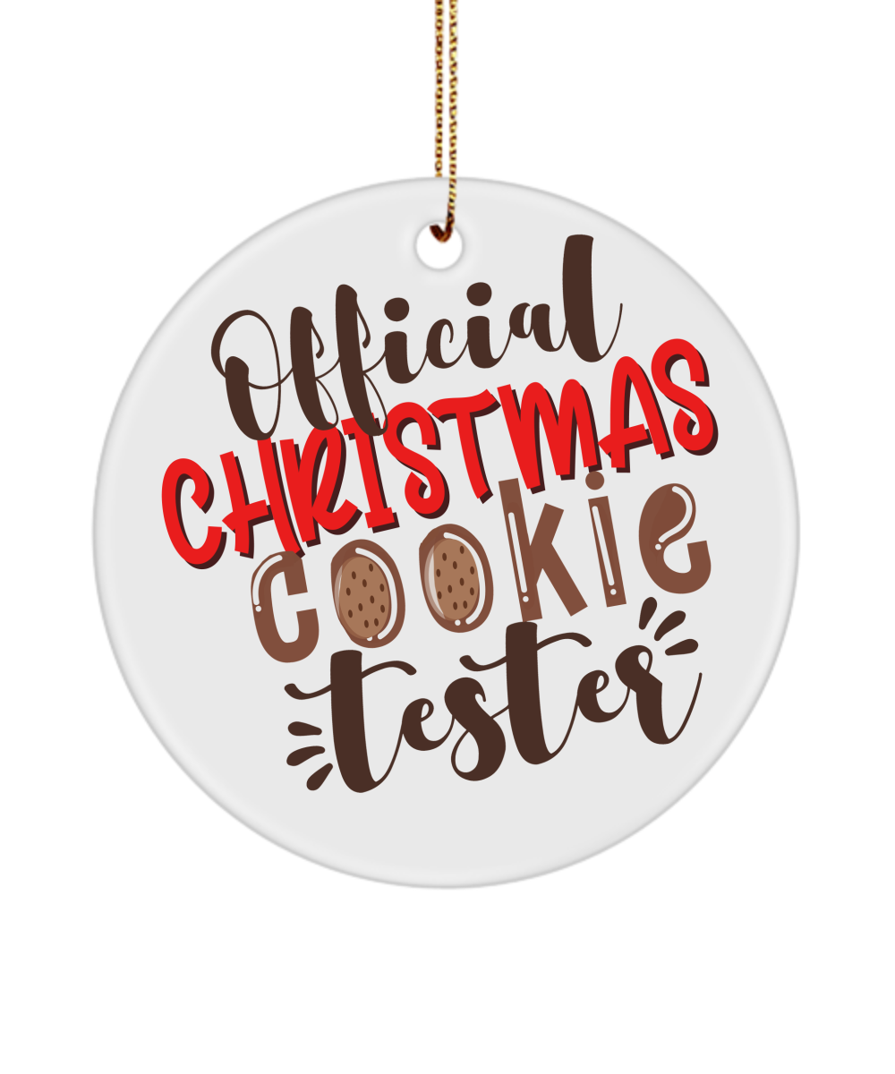 Official Christmas Cookie Tester Ornament