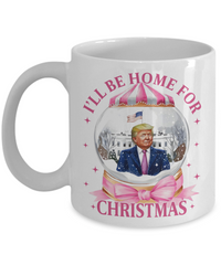 Load image into Gallery viewer, Trump Mug - Home for Christmas Globe
