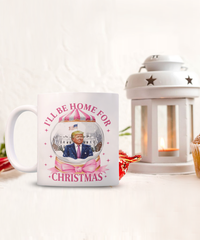 Load image into Gallery viewer, Trump Mug - Home for Christmas Globe
