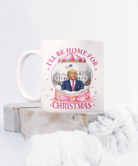Load image into Gallery viewer, Trump Mug - Home for Christmas Globe
