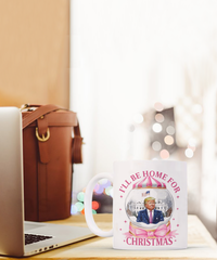 Load image into Gallery viewer, Trump Mug - Home for Christmas Globe
