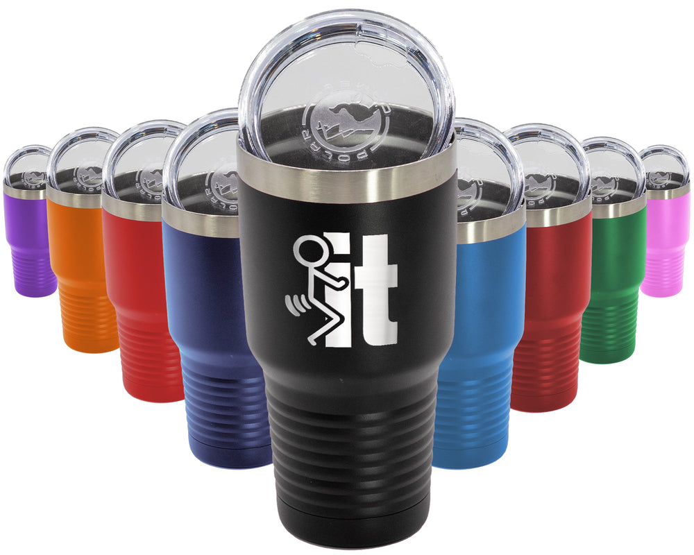 Funny Being A Functional Adult Tumbler - 20oz Laser Etched
