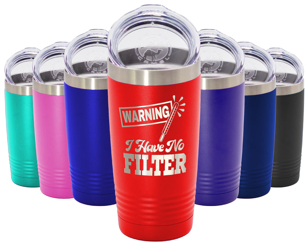 Funny Being A Functional Adult Tumbler - 20oz Laser Etched