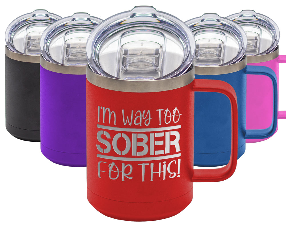 Funny Being A Functional Adult Tumbler - 20oz Laser Etched